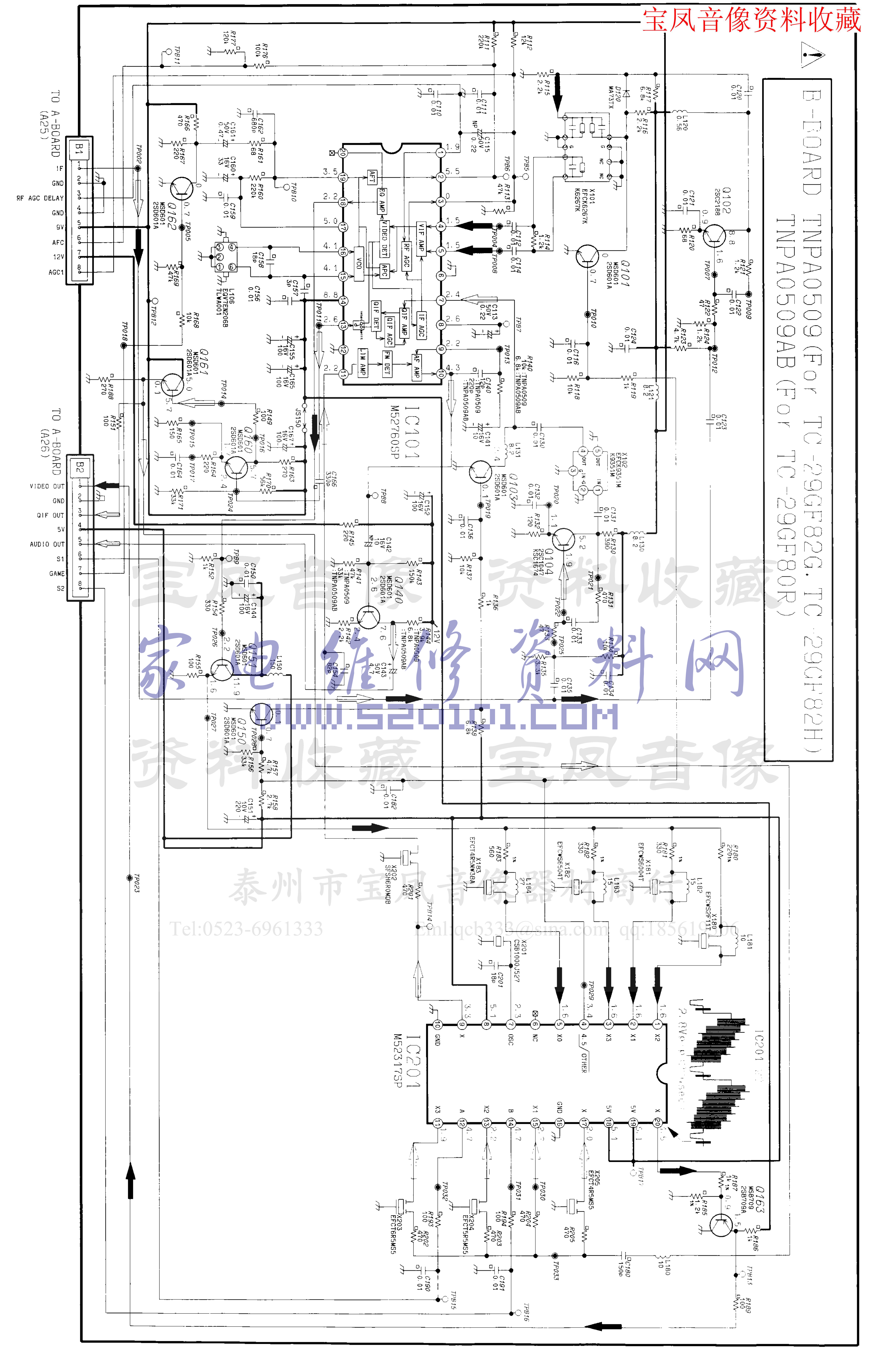 松下TC-29GF80彩电图纸-8 松下TC-29GF80彩电图纸-8