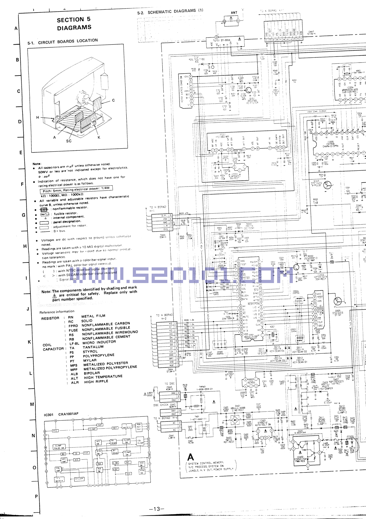 索尼 KV-2552彩电图纸-0