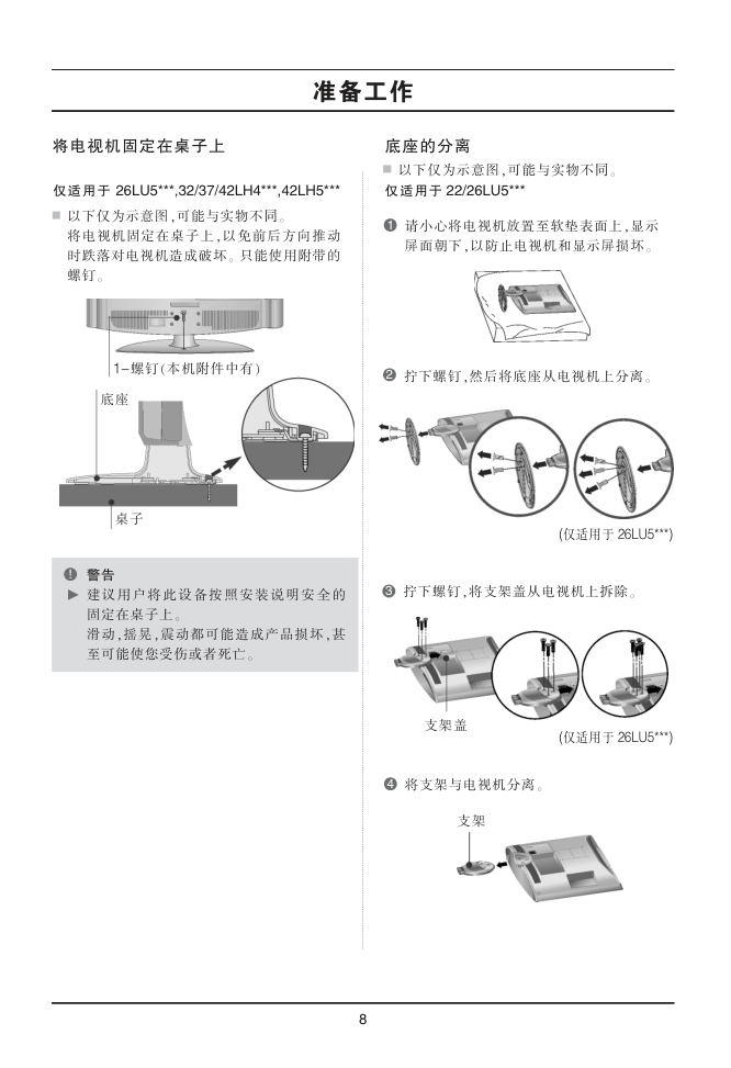 LG 42LH40FD液晶彩电使用说明书-8