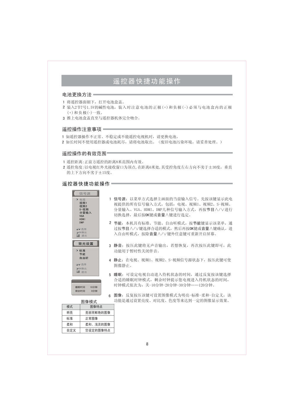 海信TLM3707U液晶电视说明书-8