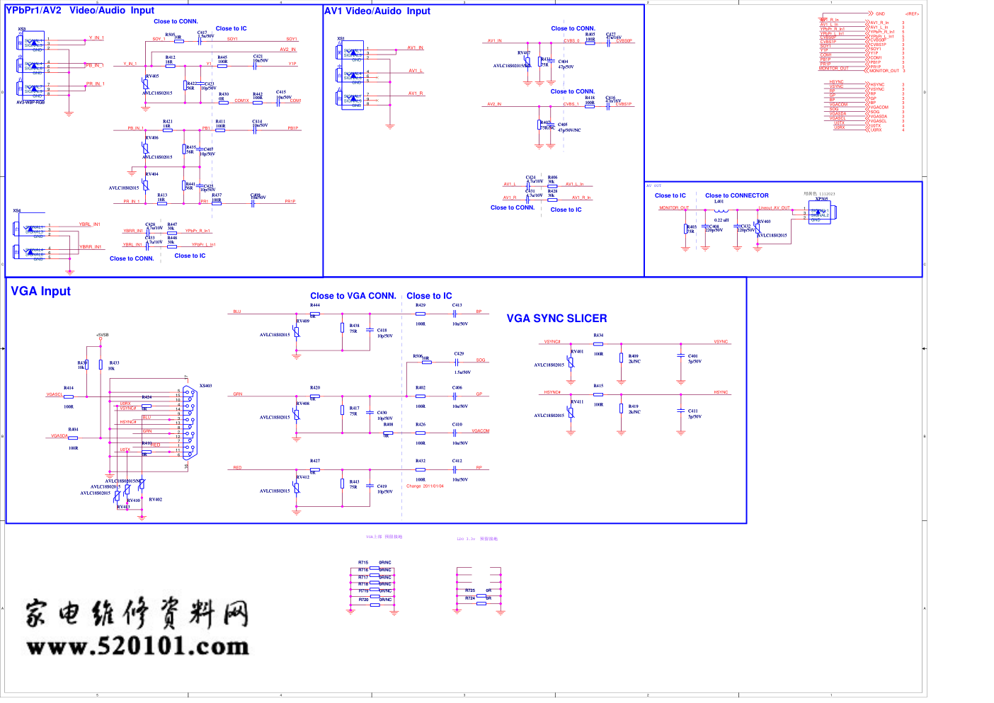 海信LED32K310X3D液晶（4779板）主板电路图-4