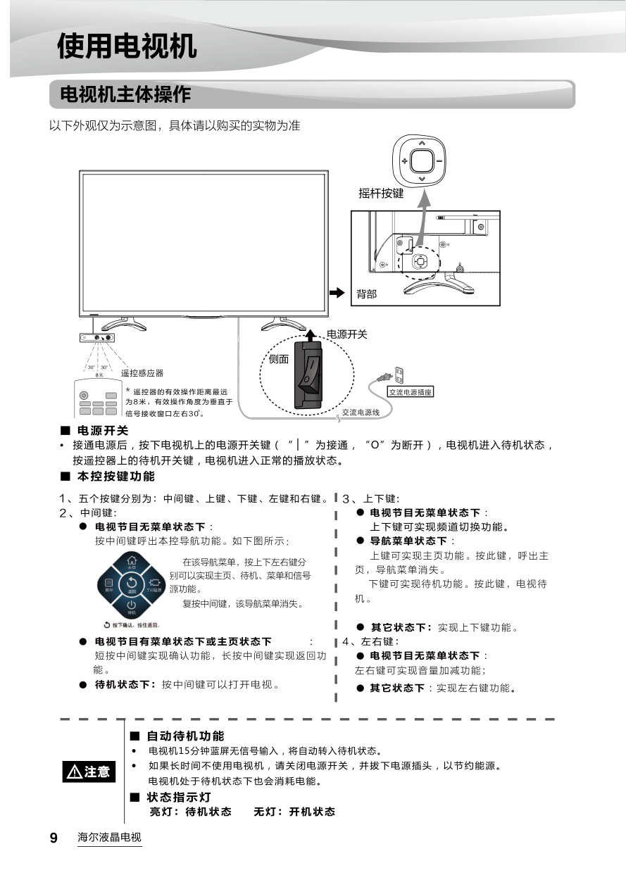 海尔LE40AL88U50液晶彩电使用说明书-9 海尔LE40AL88U50液晶彩电使用说明书-9