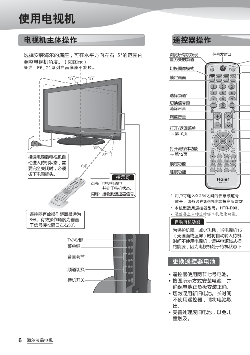 海尔LU37R3A液晶彩电使用说明书-7 海尔LU37R3A液晶彩电使用说明书-7