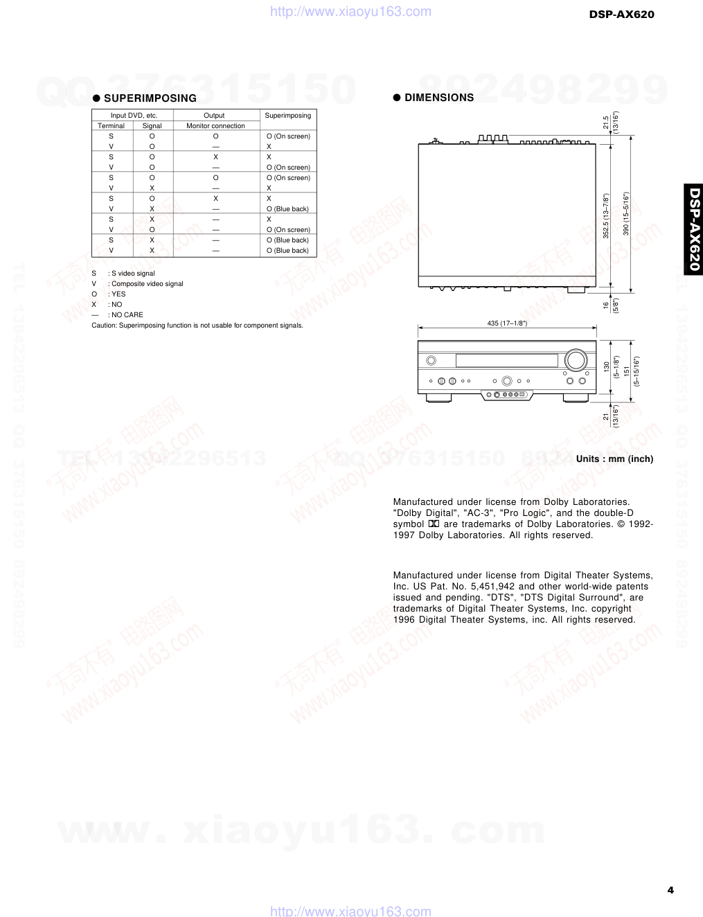 DSP-AX620电路原理图-4 DSP-AX620电路原理图-4