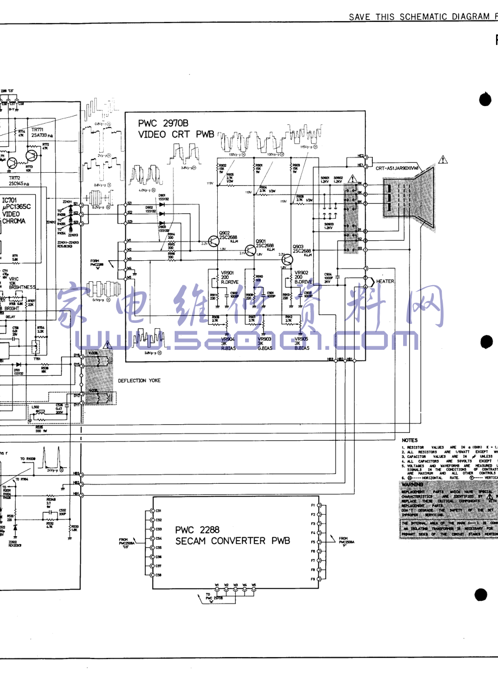 NEC FS2140SK彩电图纸-5 NEC FS2140SK彩电图纸-5
