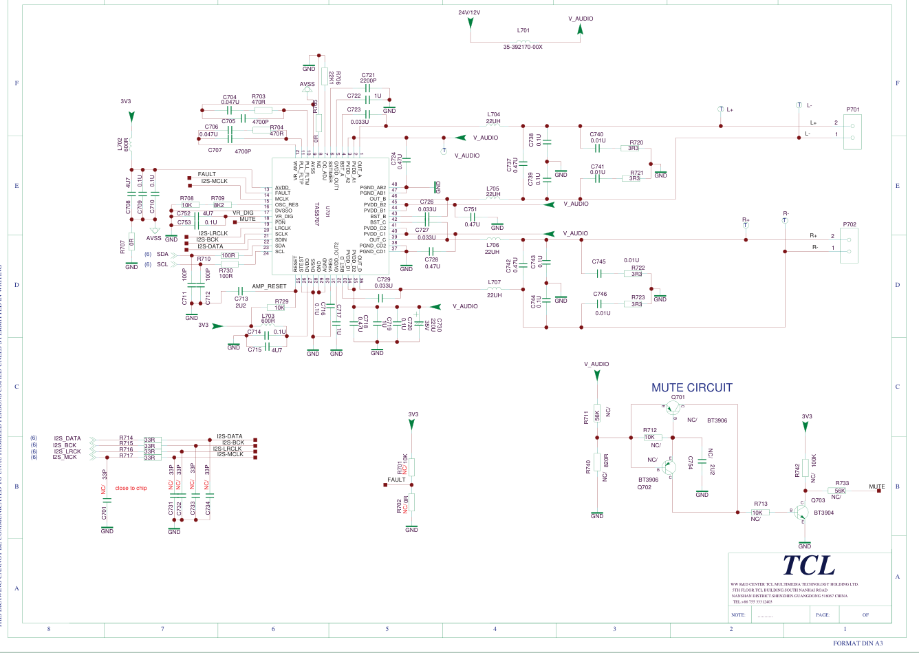 TCL L32E4500A-3D液晶电视(MS801机芯)电路原理图-8 TCL L32E4500A-3D液晶电视(MS801机芯)电路原理图-8