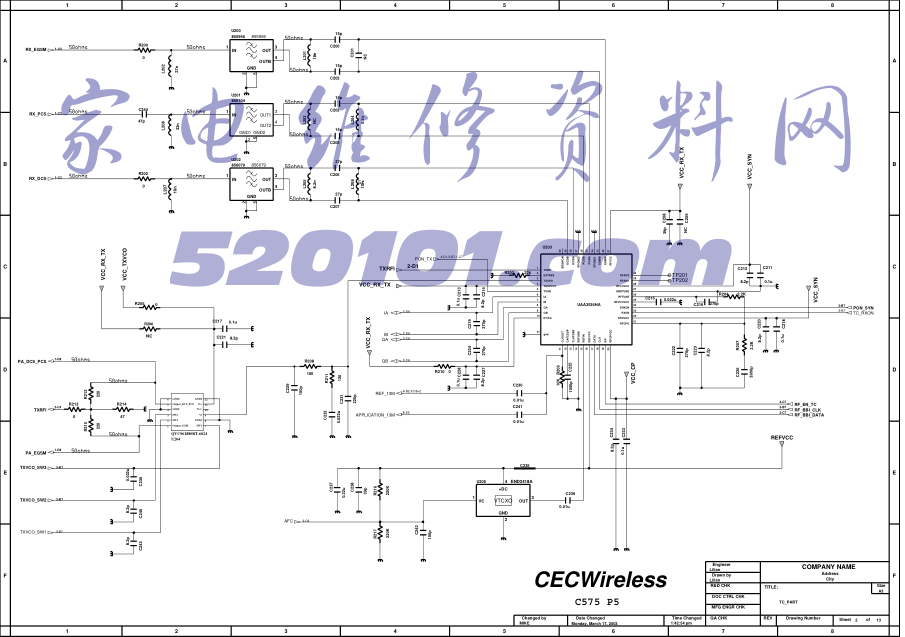 康佳A68、A18、A58系列彩电图纸-1
