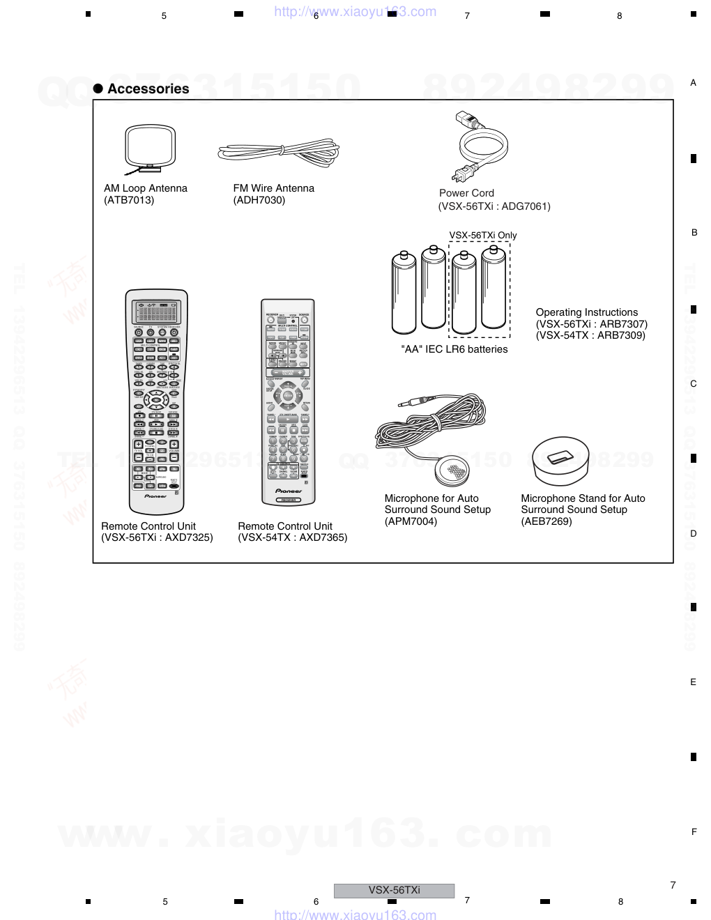 先锋PIONEER VSX-54TX电路图-6 先锋PIONEER VSX-54TX电路图-6