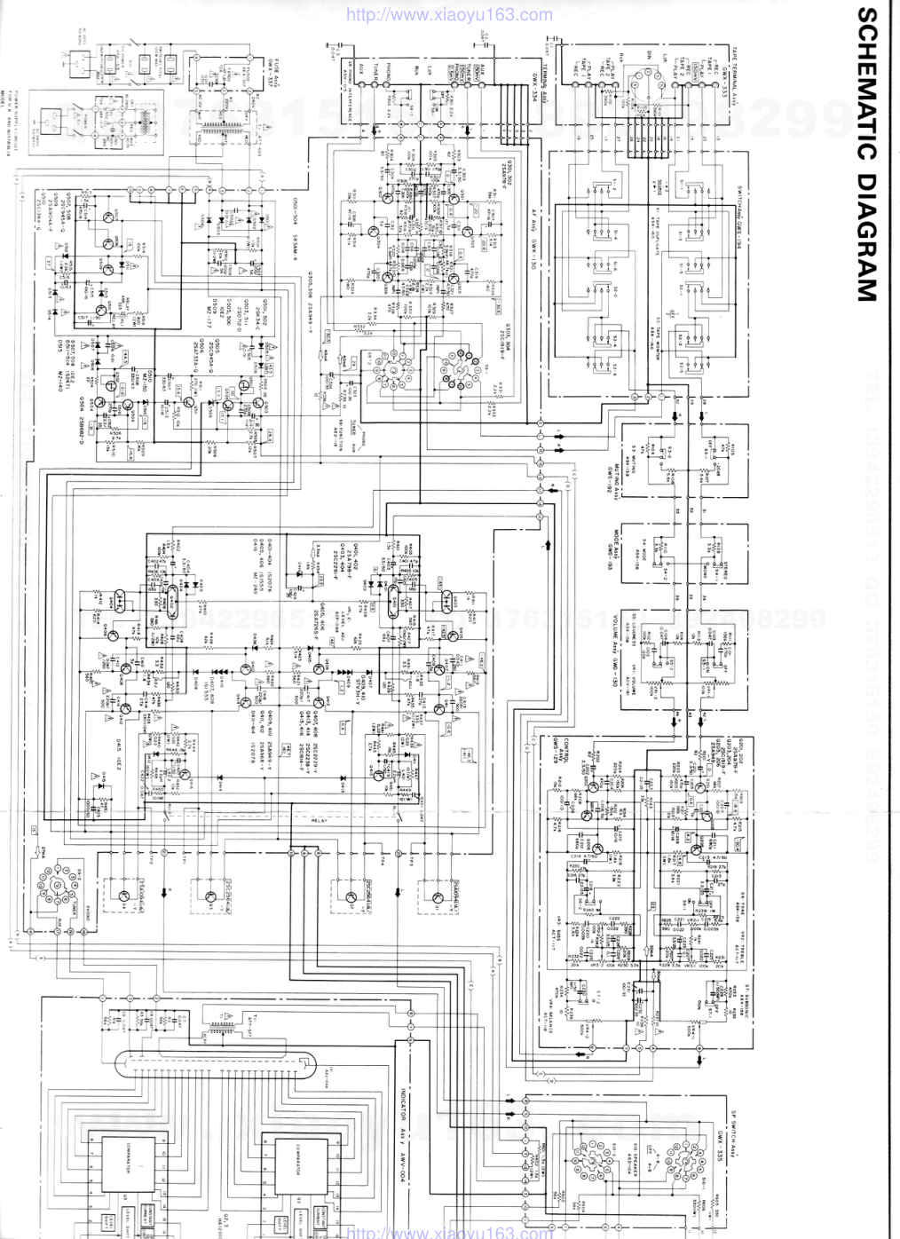 先锋PIONEER SA-708音响电路图-3
