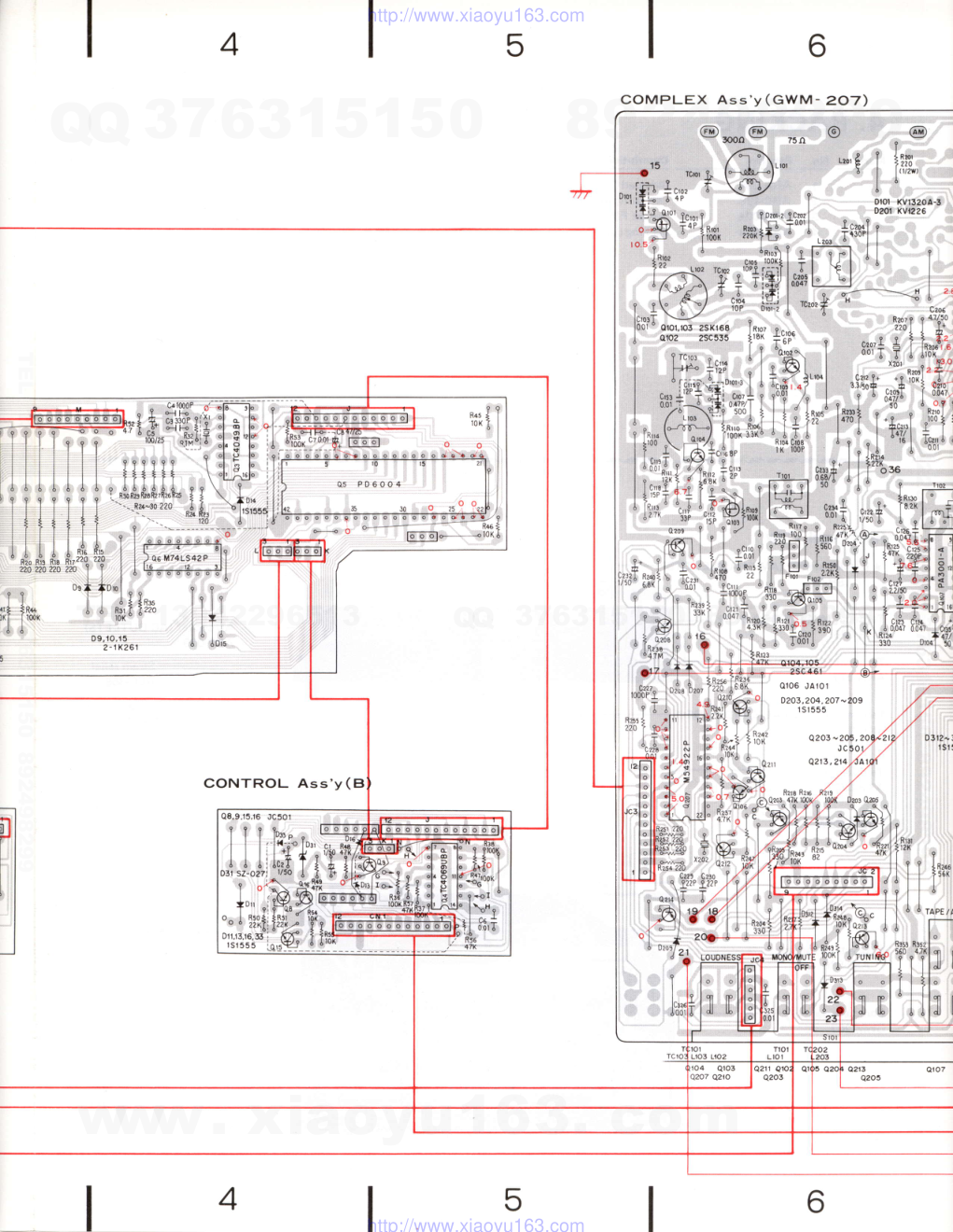 先锋PIONEER SX-5音响电路图-9