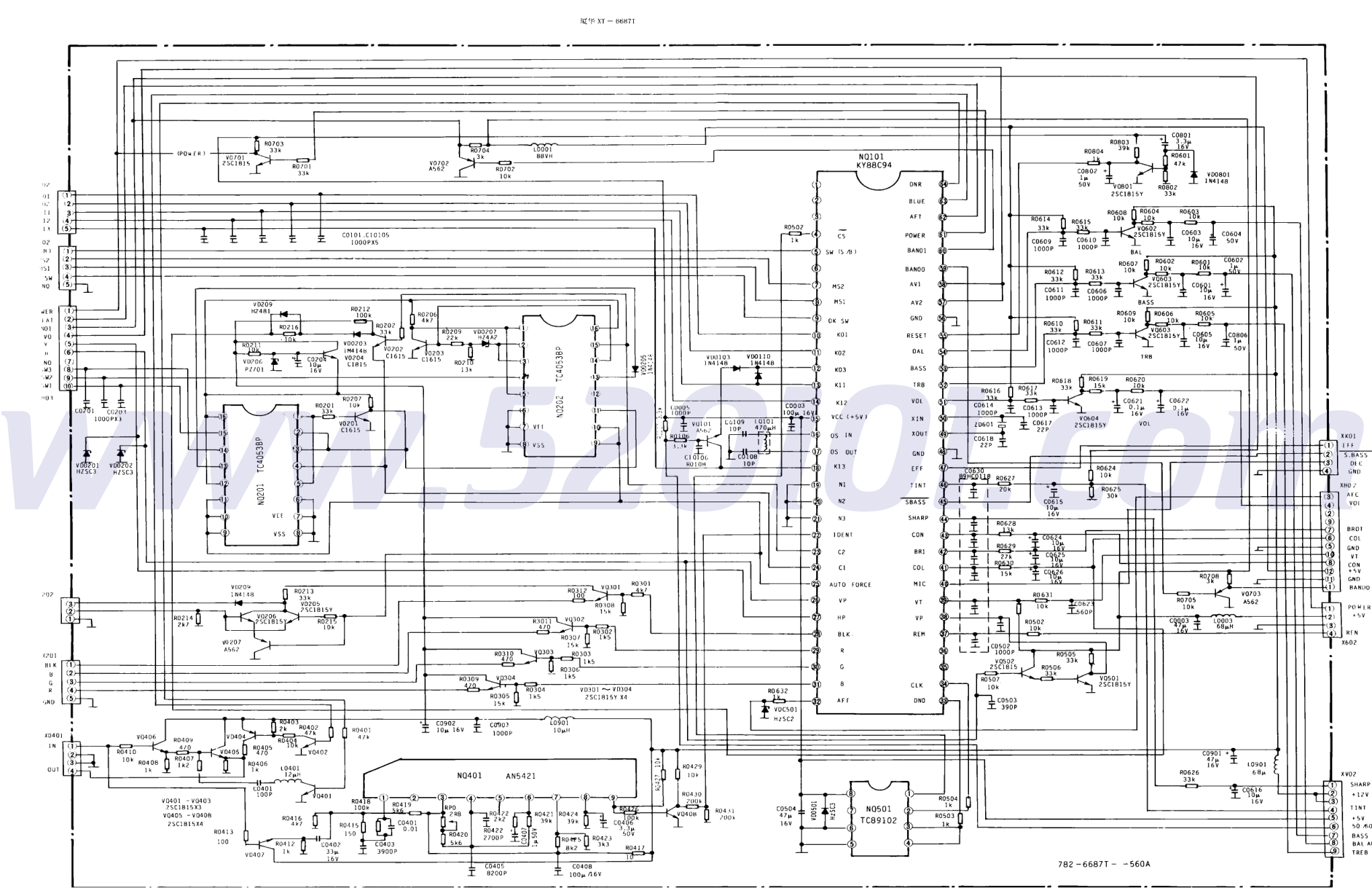 厦华XT-6687T彩电原理图-2 厦华XT-6687T彩电原理图-2