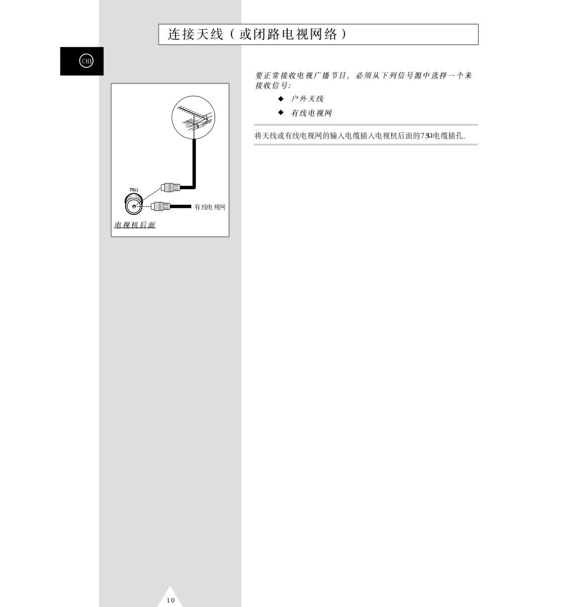 三星CS-29M16MA彩电使用说明书-9 三星CS-29M16MA彩电使用说明书-9