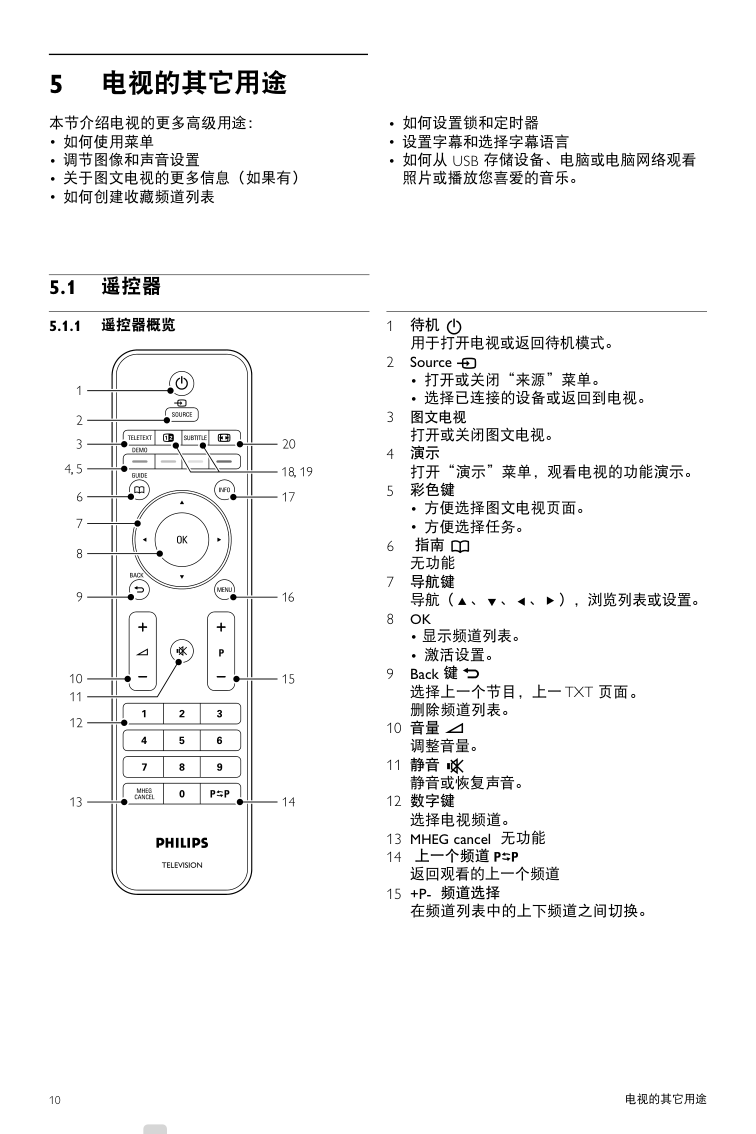 飞利浦52PFL970398液晶彩电使用说明书-9 飞利浦52PFL970398液晶彩电使用说明书-9