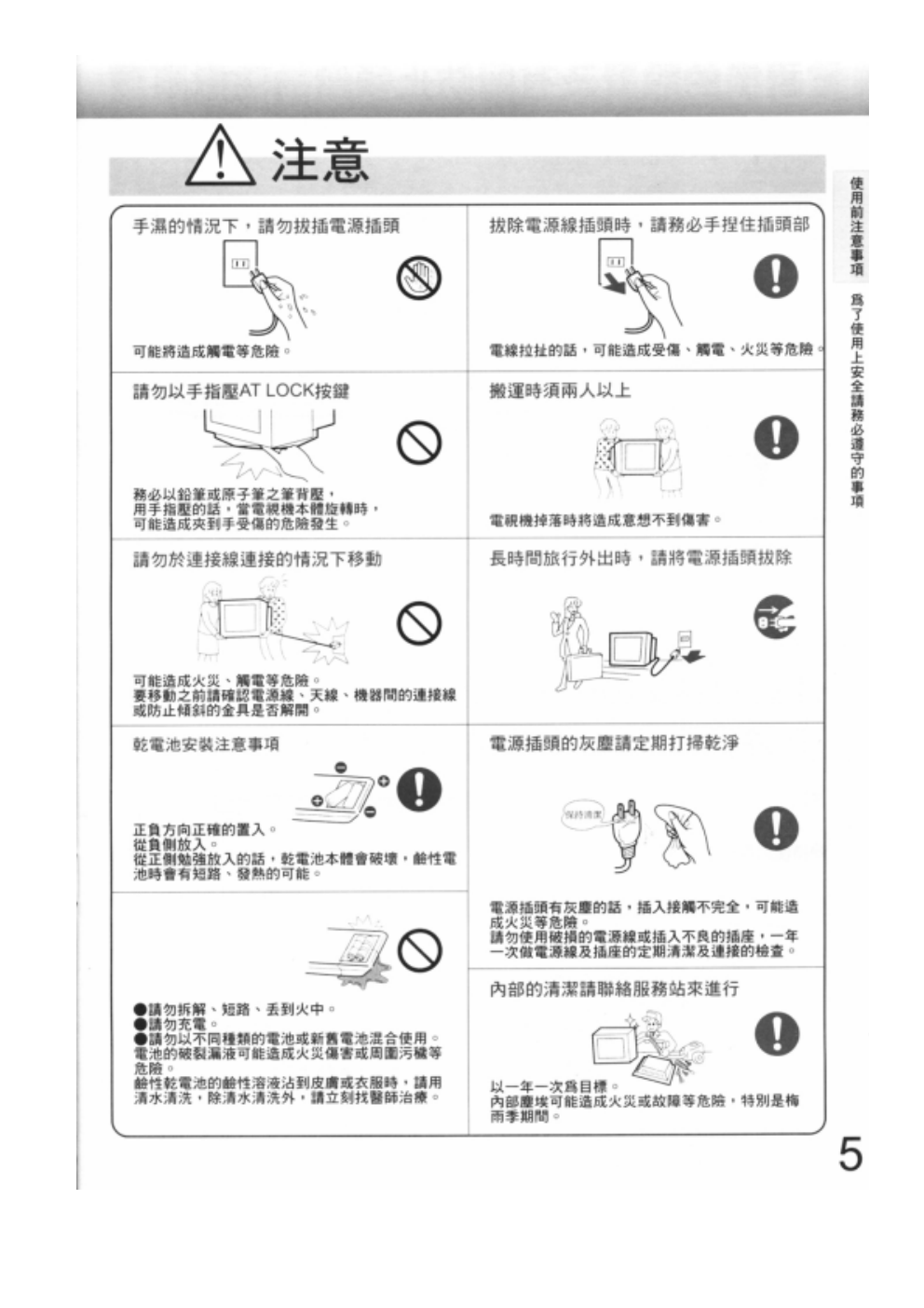 歌林29C-LA33TW型电视机使用说明书-4 歌林29C-LA33TW型电视机使用说明书-4