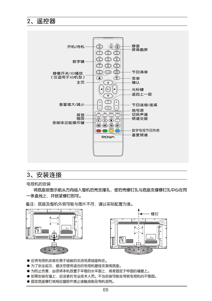 乐华LED42C820J液晶彩电使用说明书-8 乐华LED42C820J液晶彩电使用说明书-8