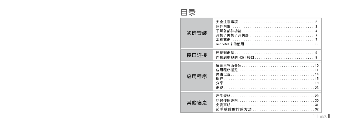海信I’TV M280平板电视说明书-1 海信I’TV M280平板电视说明书-1