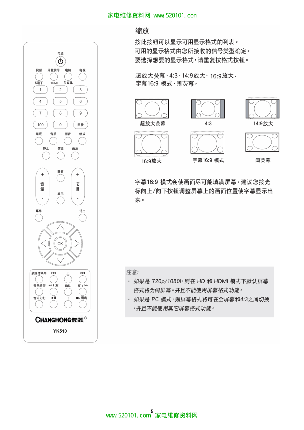 长虹LT42510彩电维修手册-5