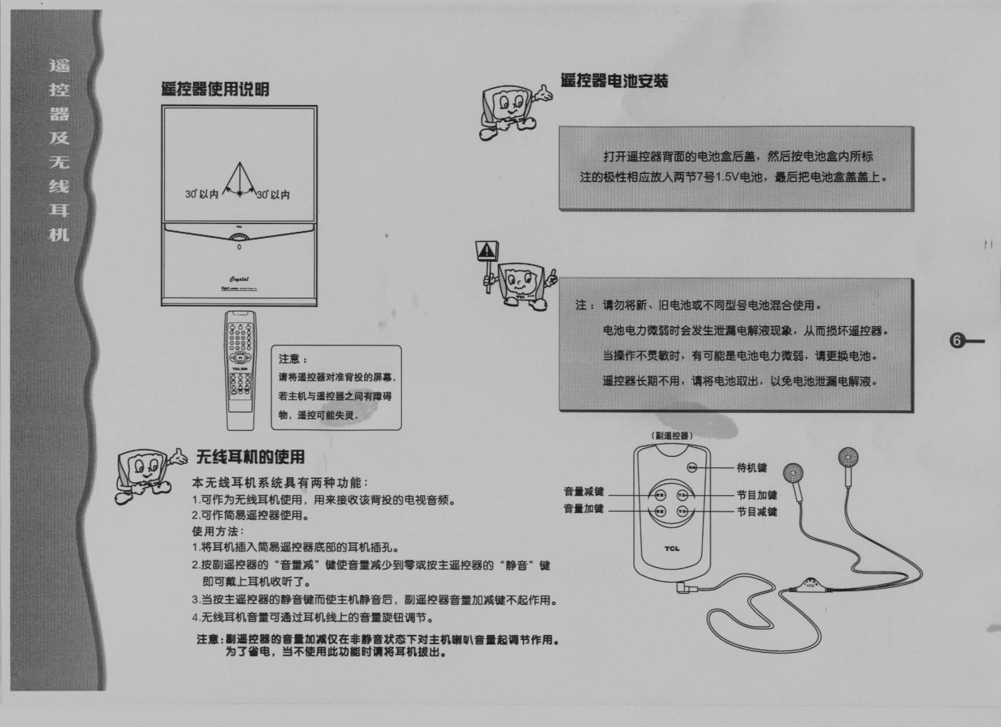 TCL王牌HID43P5彩电使用说明书-6