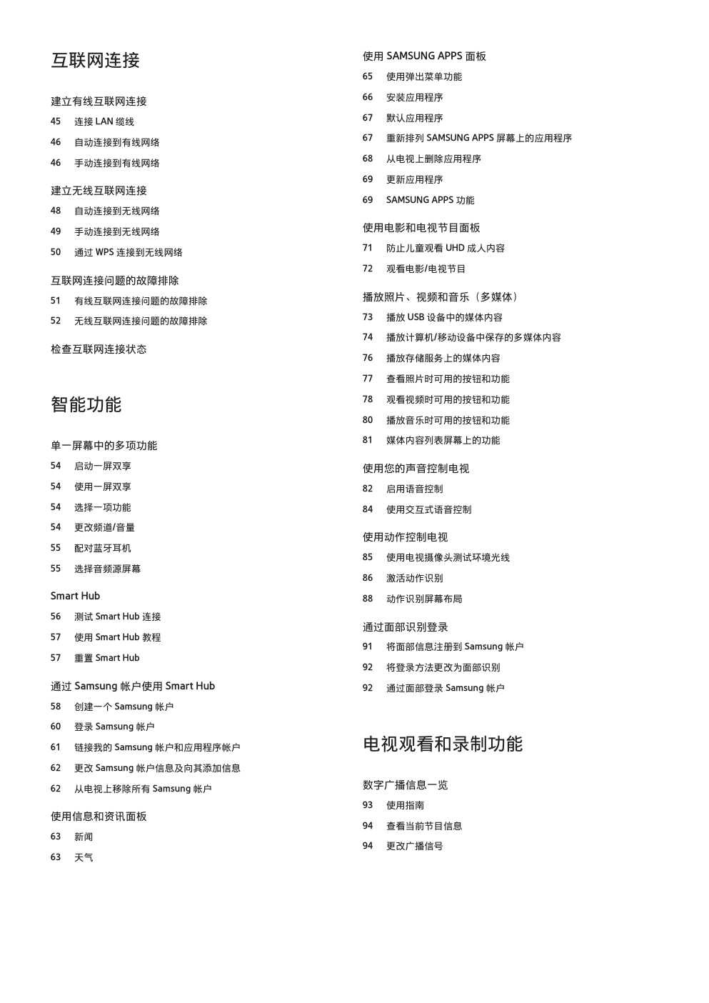 三星UA32H5500AJ液晶彩电使用说明书-2