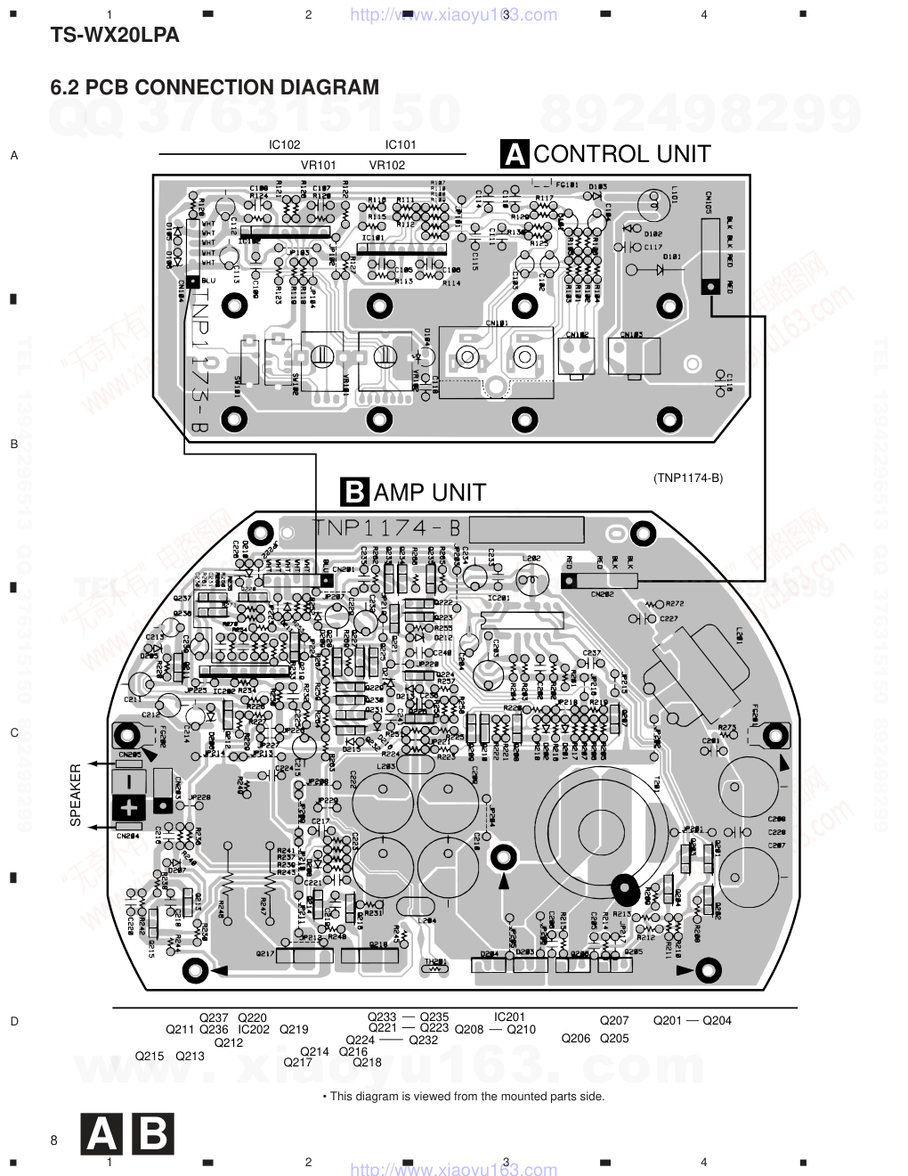 先锋PIONEER TS-WX20LPAEW电路图-7 先锋PIONEER TS-WX20LPAEW电路图-7