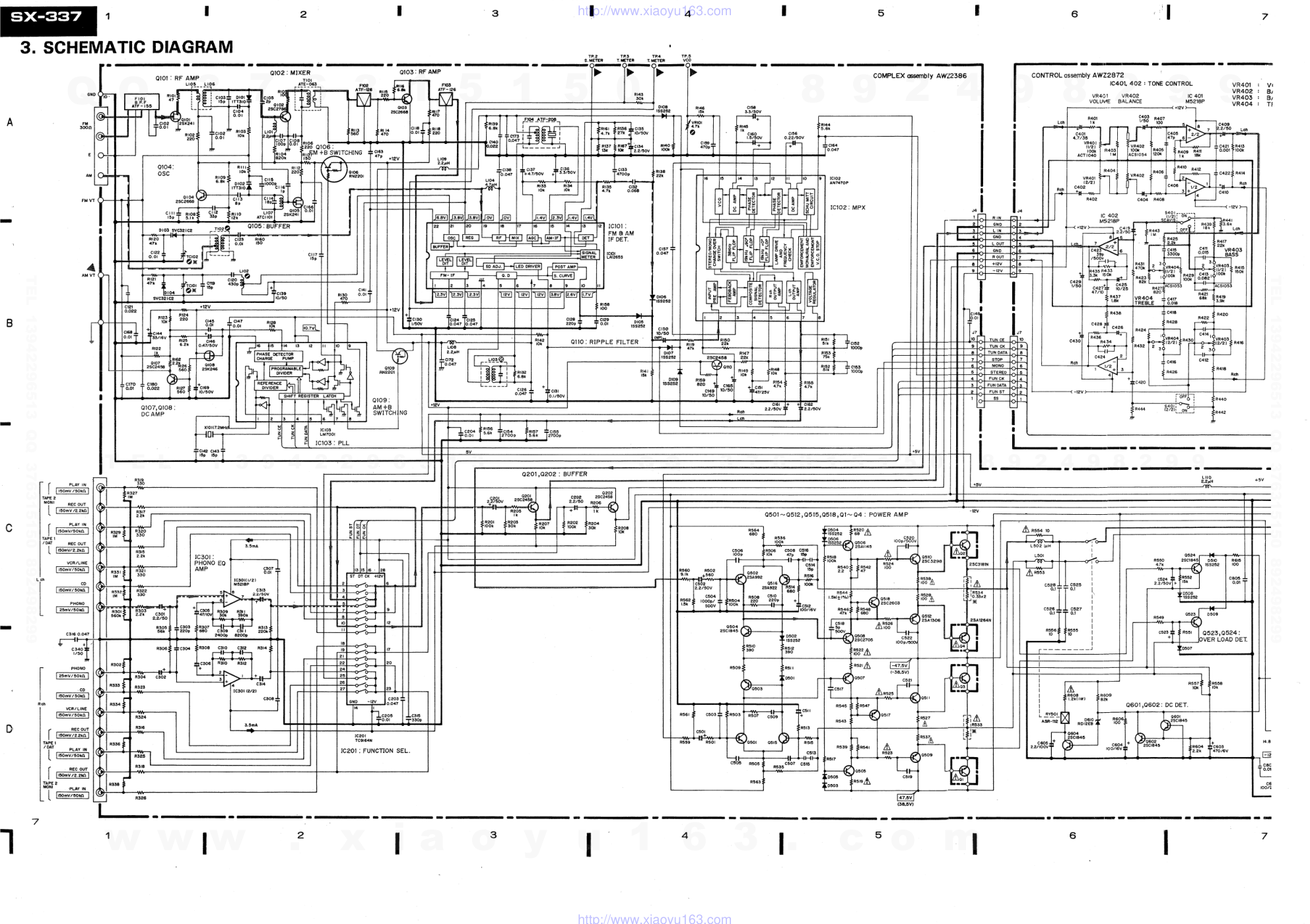 先锋PIONEER SX-337电路图-4