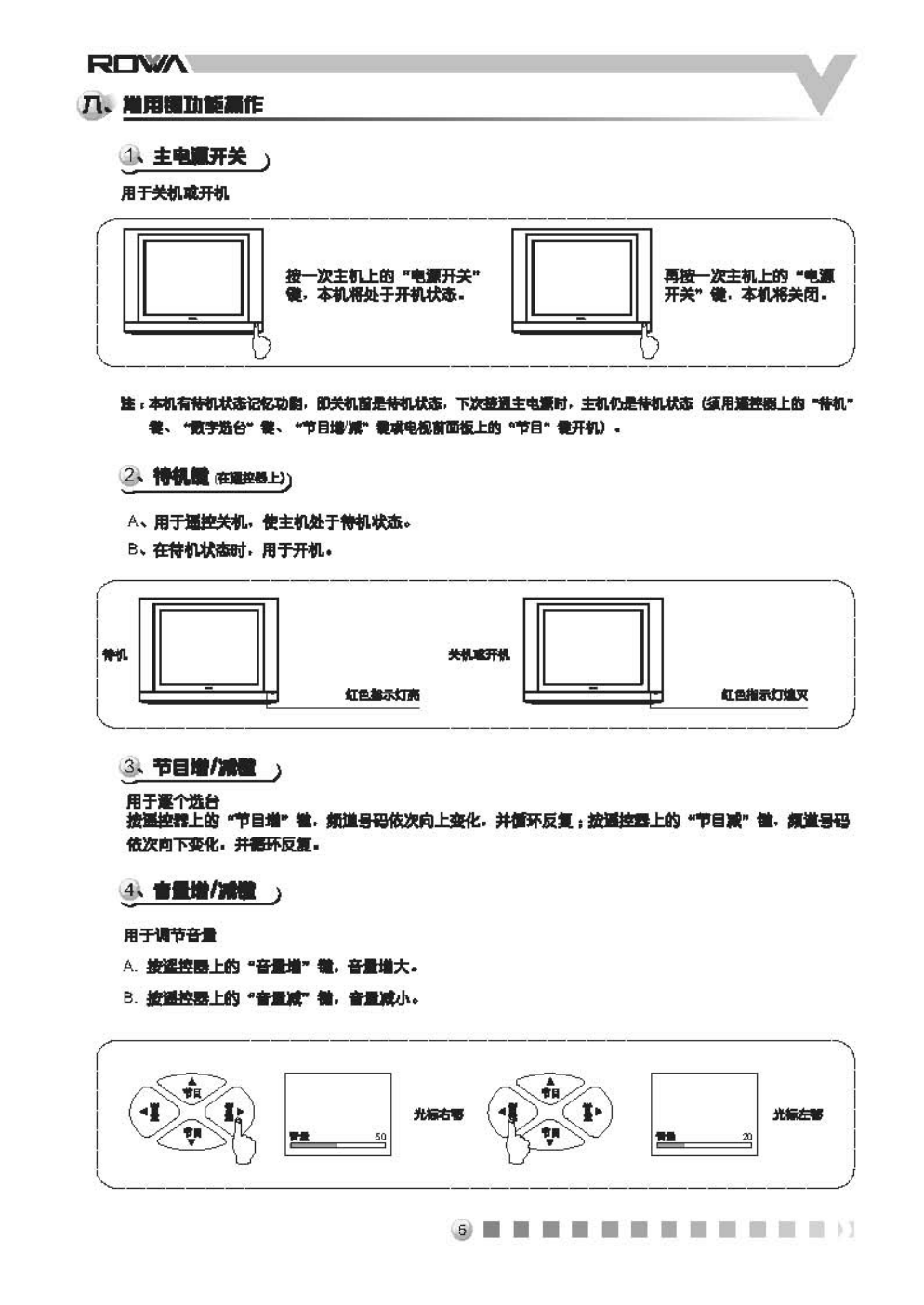 乐华25V1彩电使用说明书-5