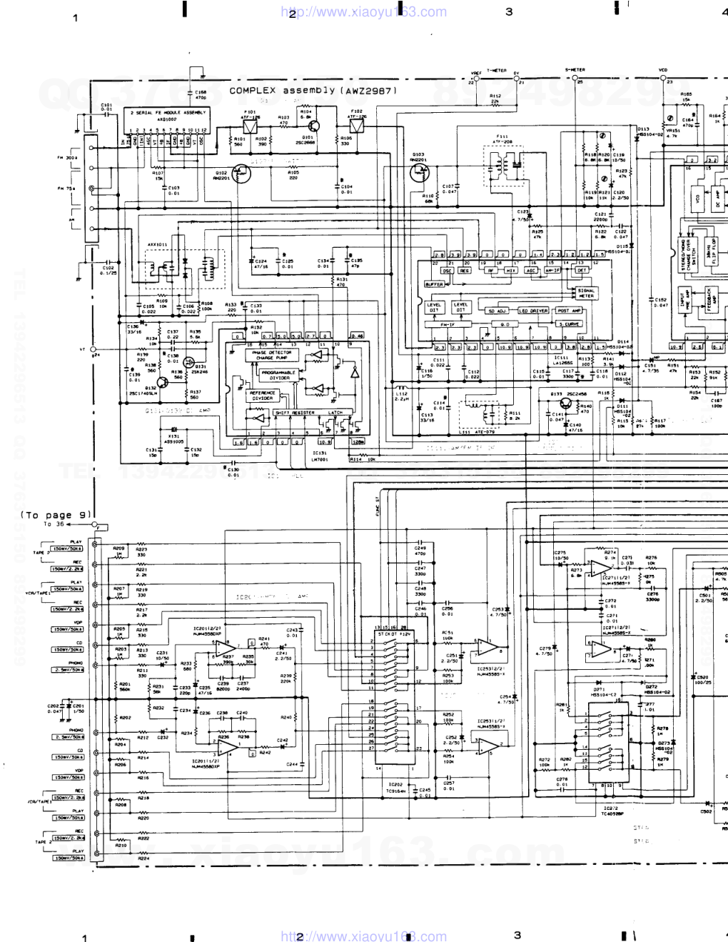 先锋PIONEER VSX-401KUCCA电路图-5 先锋PIONEER VSX-401KUCCA电路图-5