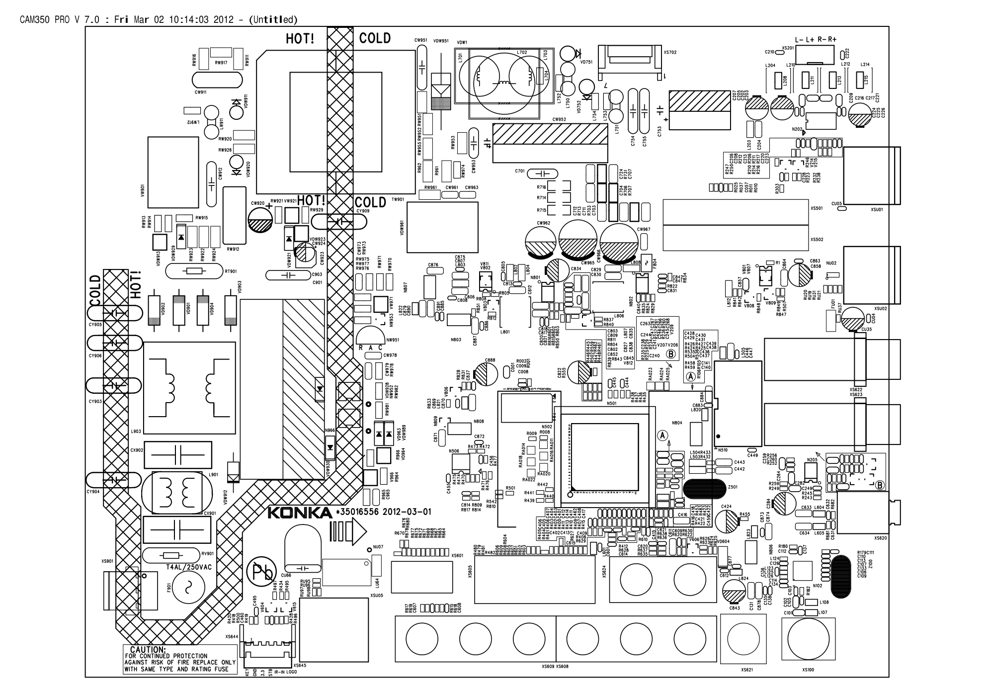康佳LED32F2200N液晶电视35016556印刷电路板图-0 康佳LED32F2200N液晶电视35016556印刷电路板图-0
