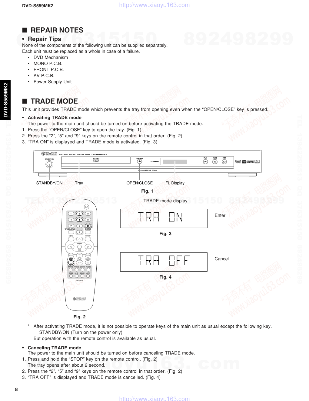 雅马哈YAMAHA DVD-S559MK2电路原理图-7 雅马哈YAMAHA DVD-S559MK2电路原理图-7