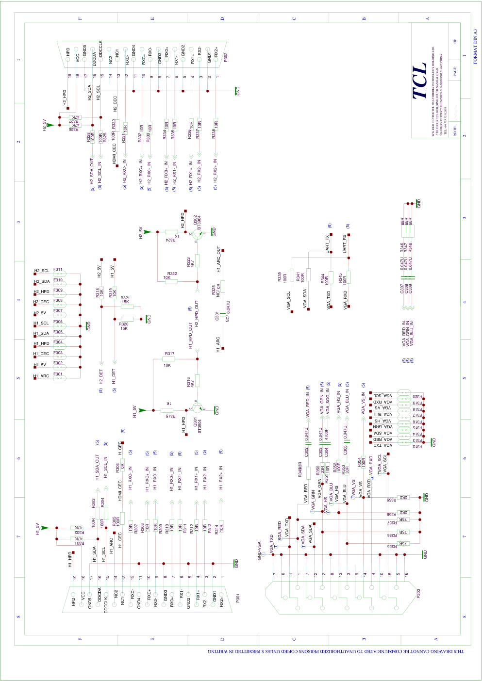 TCL 01-MS99L0-MAA2XG主板电路原理图-3 TCL 01-MS99L0-MAA2XG主板电路原理图-3