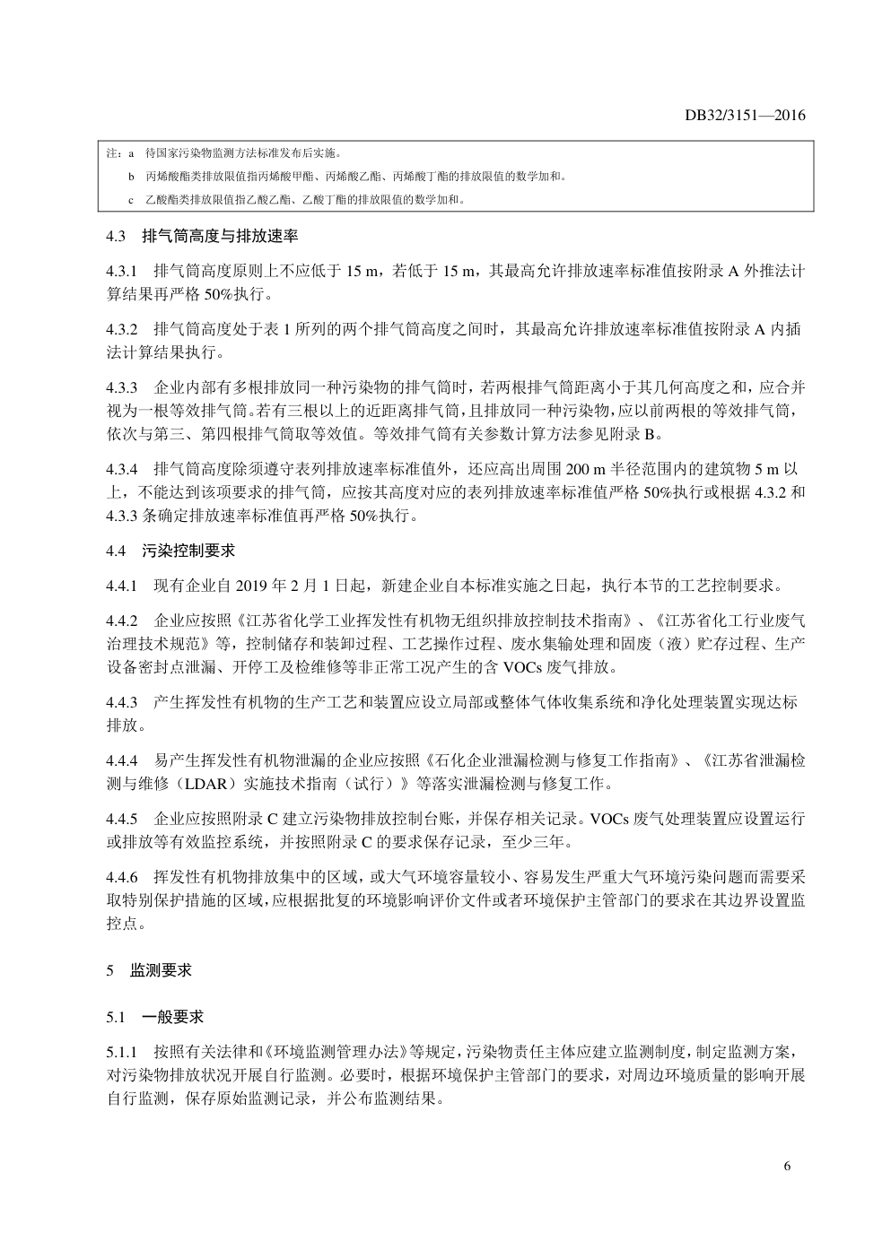 DB32 3151—2016 化学工业挥发性有机物排放标准-8 DB32 3151—2016 化学工业挥发性有机物排放标准-8