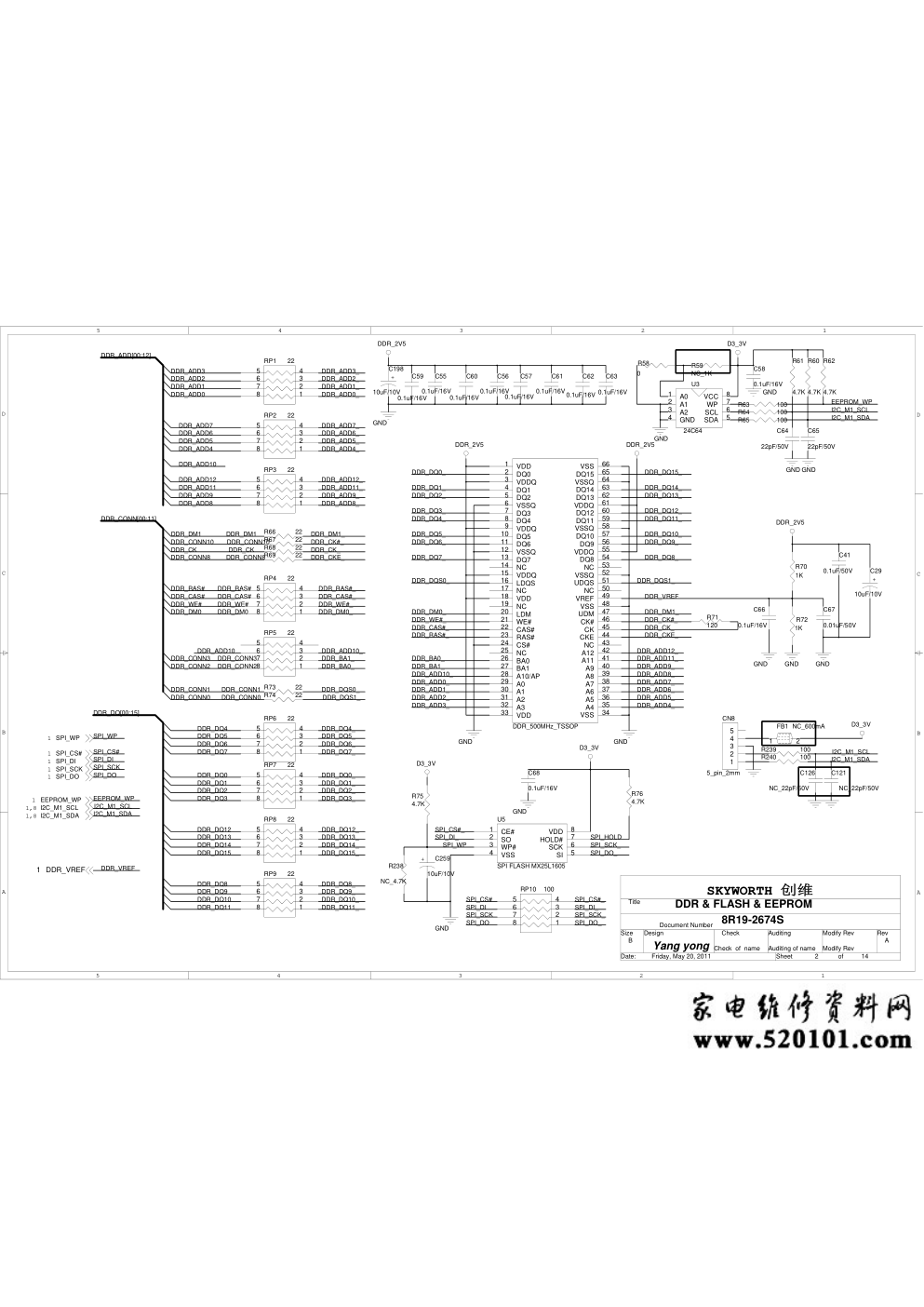创维32E55HM液晶电视（8R28机芯）电路原理图-1