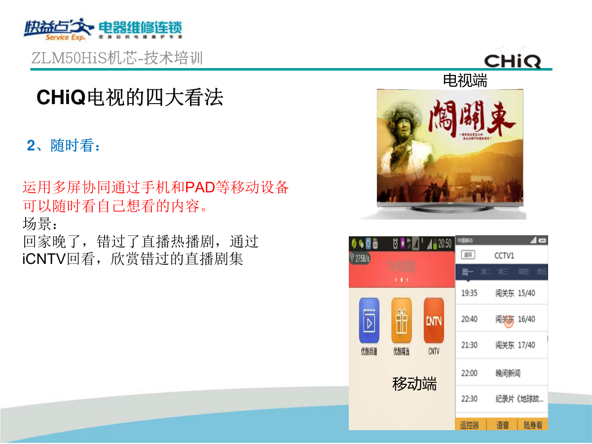 长虹CHiQ电视(ZLM50H-iS机芯)维修培训手册-6 长虹CHiQ电视(ZLM50H-iS机芯)维修培训手册-6