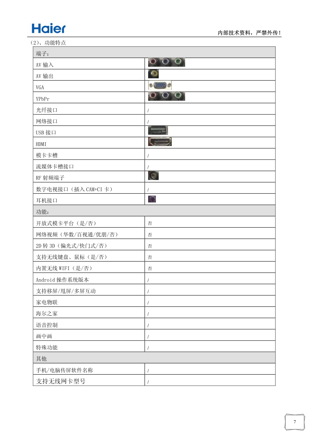 海尔LE39B3300W液晶电视维修培训手册-7 海尔LE39B3300W液晶电视维修培训手册-7