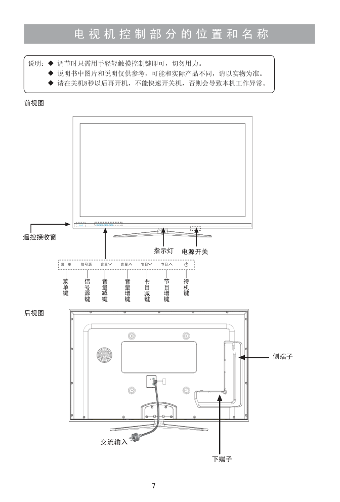 海信LED37T39AK液晶彩电使用说明书-8 海信LED37T39AK液晶彩电使用说明书-8