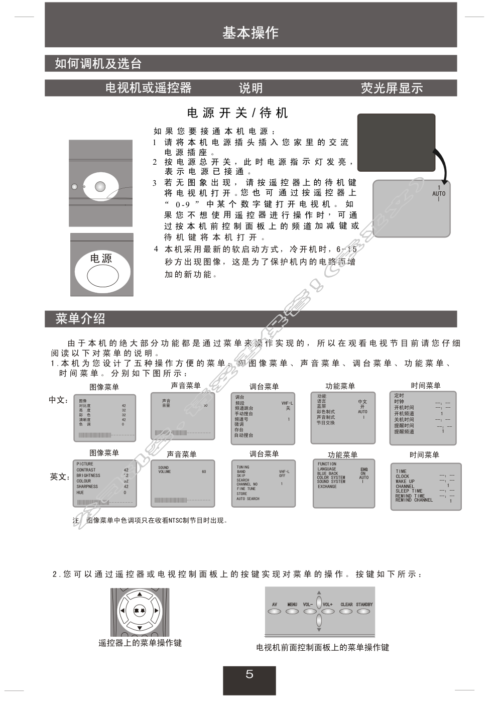 创维21ND9000A(3P35机芯)彩电使用说明书-4 创维21ND9000A(3P35机芯)彩电使用说明书-4