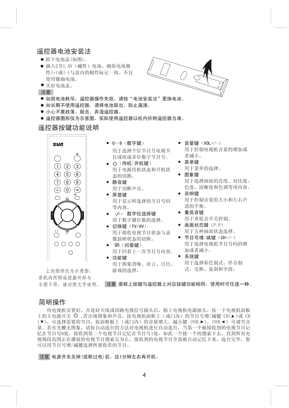 上广电D3405F彩电使用说明书-5