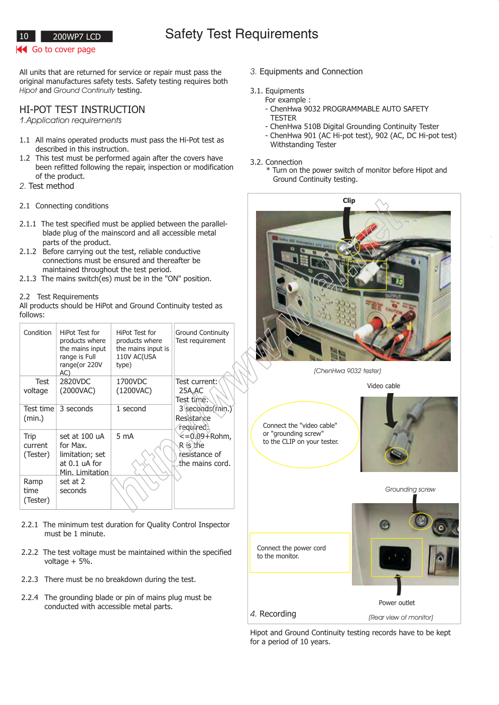 飞利浦200WP7ES01液晶显示器维修手册和原理图-9