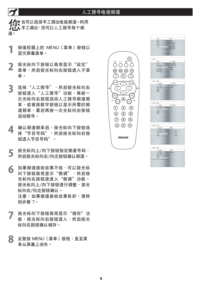 飞利浦37TA200093液晶彩电使用说明书-7