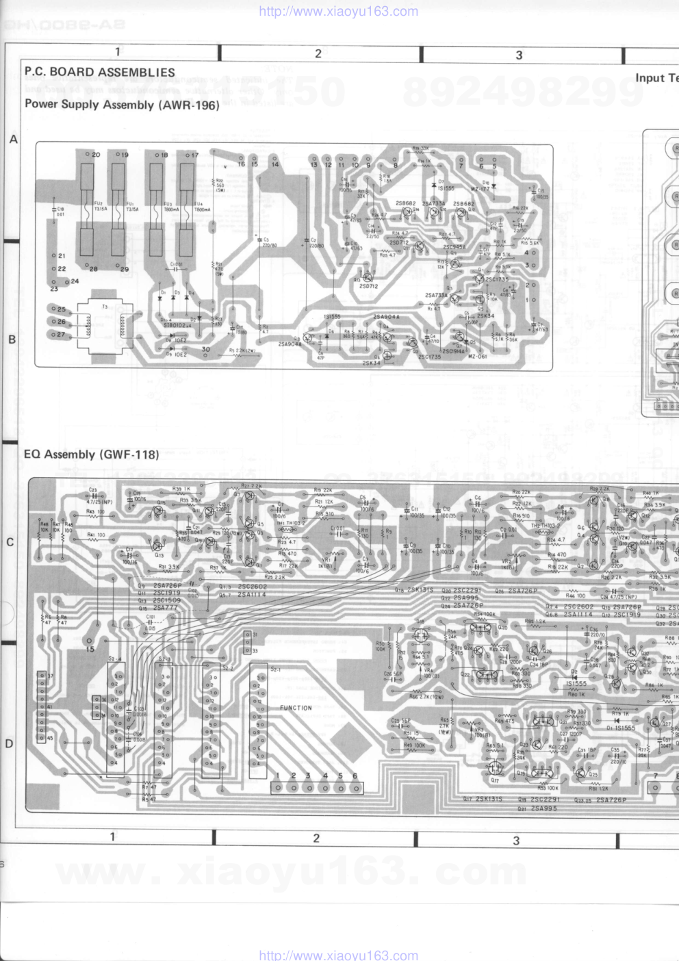 先锋PIONEER SA-9800音响电路图-4