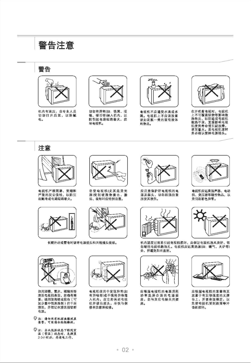 TCL王牌D21M71S彩电使用说明书-2 TCL王牌D21M71S彩电使用说明书-2