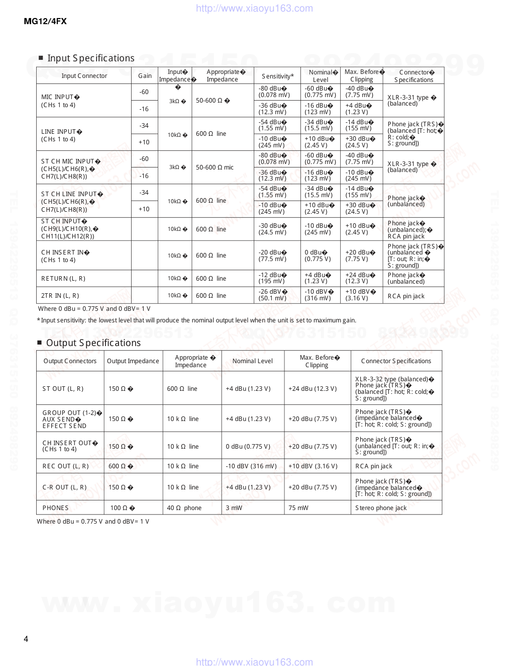 雅马哈YAMAHA MG12-4FX电路原理图-3 雅马哈YAMAHA MG12-4FX电路原理图-3