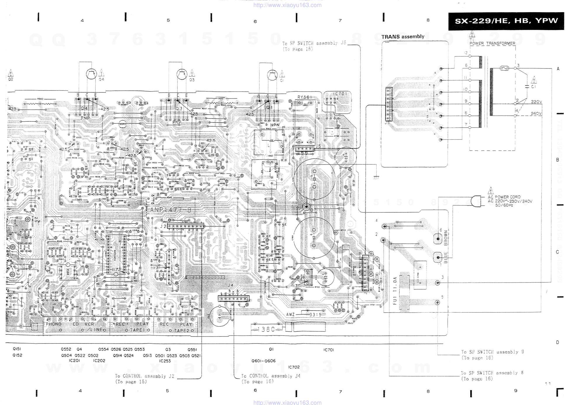 先锋PIONEER SX-203RDS电路图-7