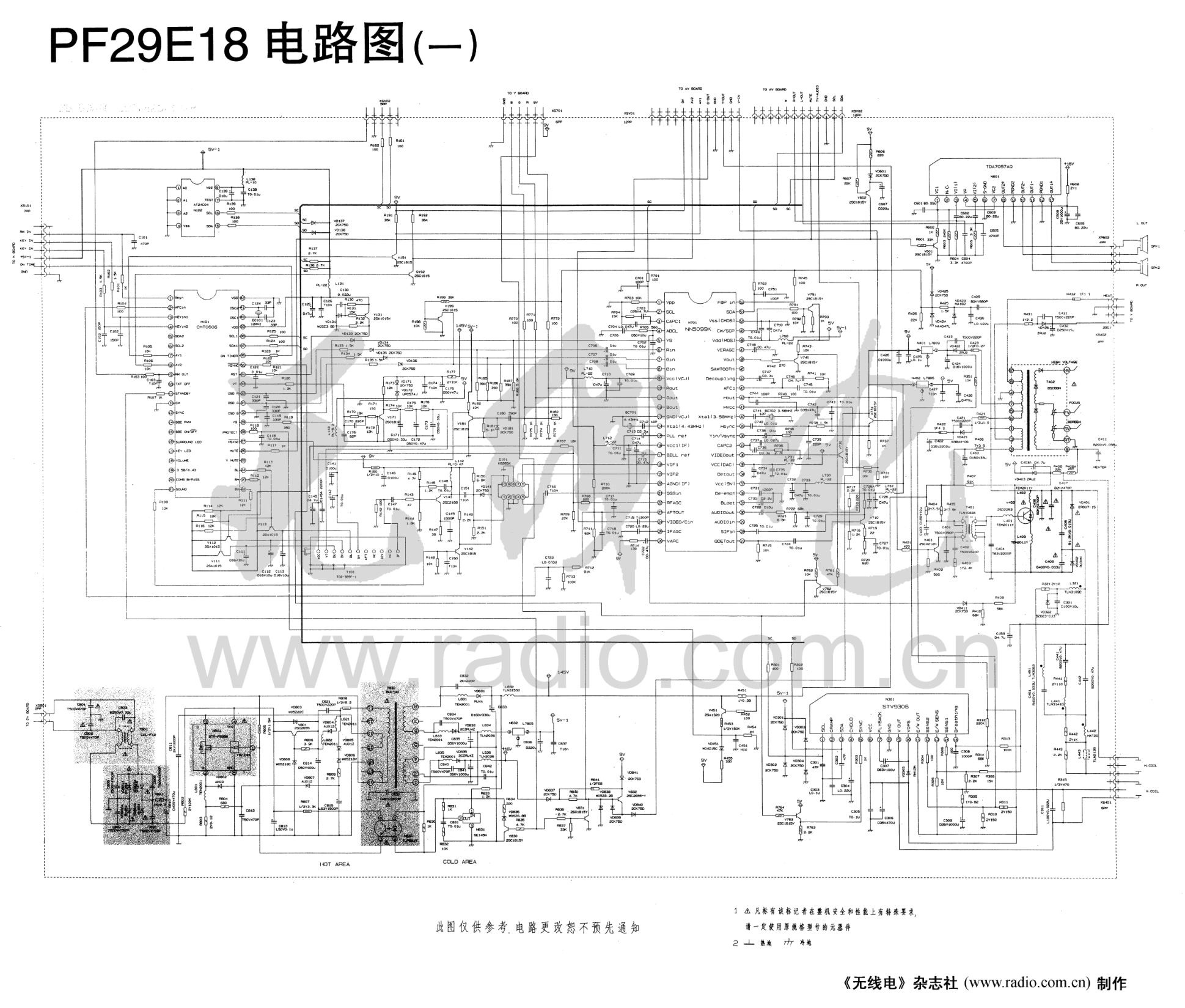 长虹PF29E18彩电图纸-0 长虹PF29E18彩电图纸-0