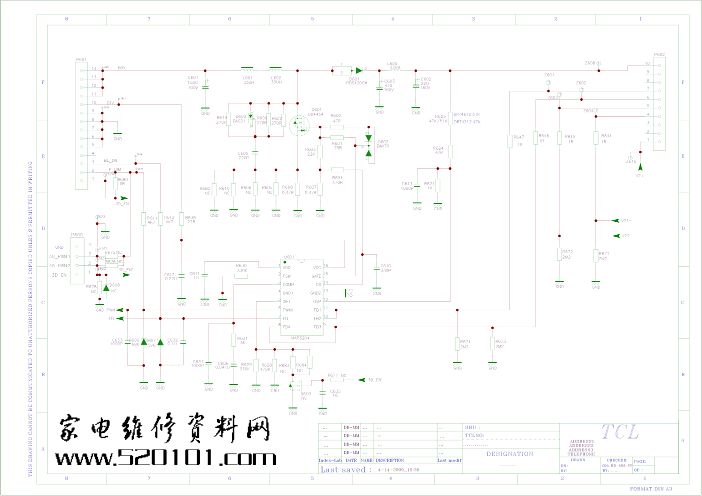 TCL DRT4212(DRT4612)驱动板电路原理图-0 TCL DRT4212(DRT4612)驱动板电路原理图-0
