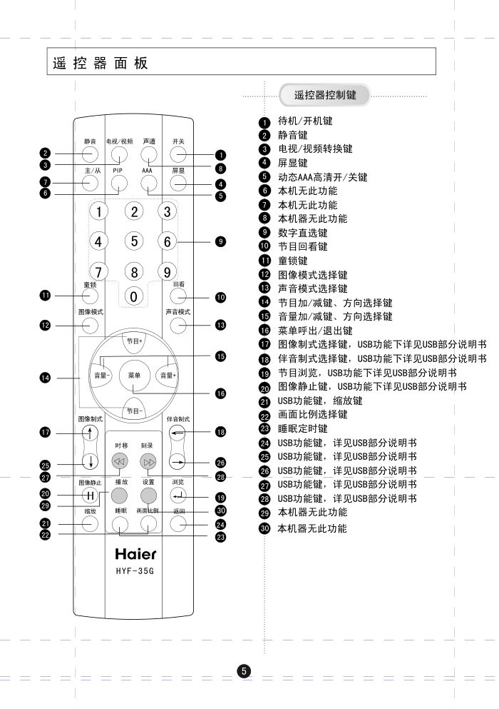 海尔L32A12-A1液晶彩电使用说明书-8 海尔L32A12-A1液晶彩电使用说明书-8