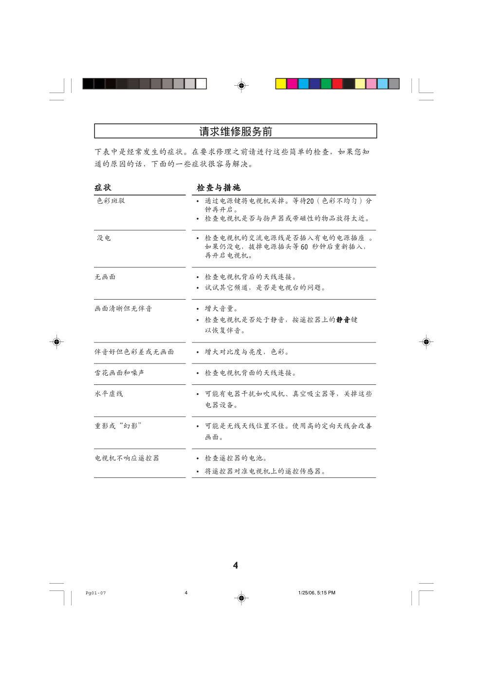 飞利浦21HT3411Z93彩电使用说明书-3 飞利浦21HT3411Z93彩电使用说明书-3
