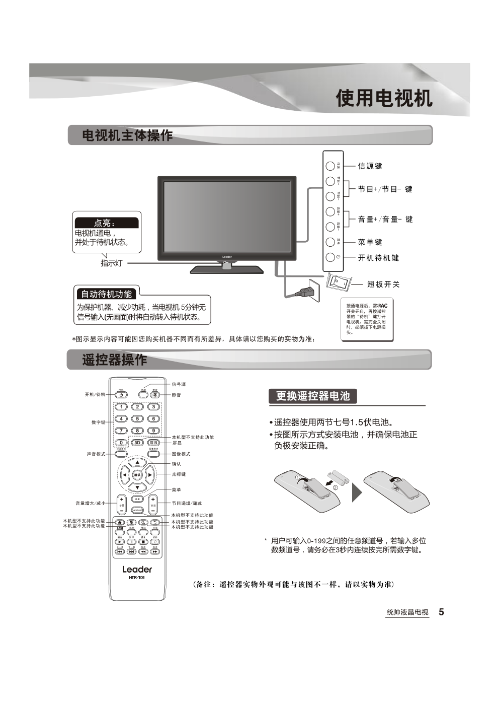 海尔LE24KUH1液晶彩电使用说明书-7 海尔LE24KUH1液晶彩电使用说明书-7