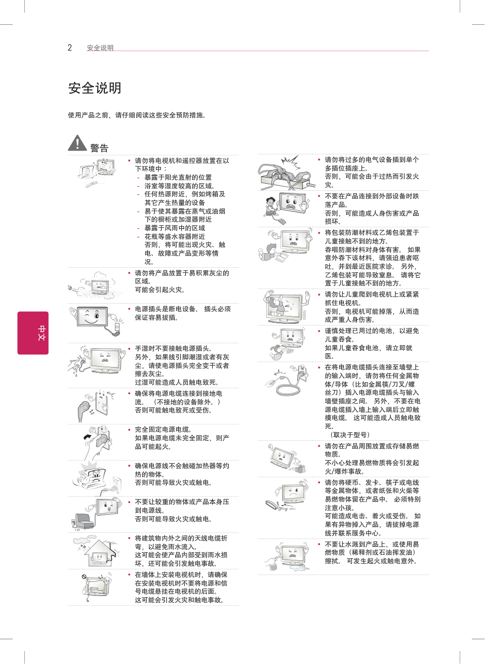 LG 55LA6200-CA液晶电视机使用说明书-1