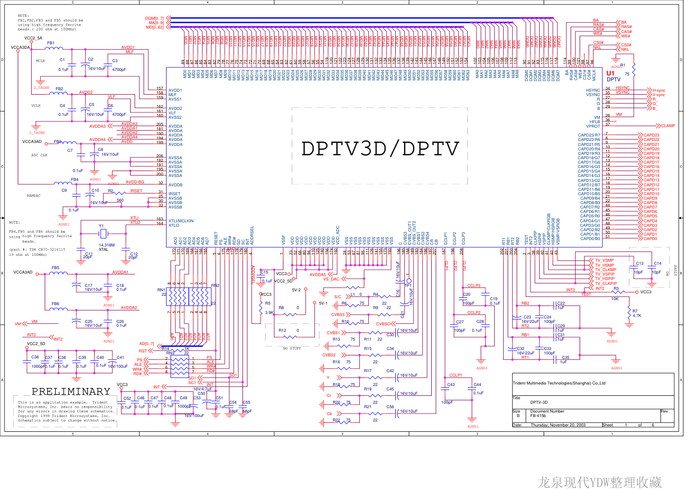 TCL HiD29286P型机图纸-1 TCL HiD29286P型机图纸-1